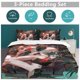 thumbnail image 5 of Tokyo Ghoul Anime Home Bed 3-piece Set Classic Japanese Anime Polyester Wash Student Dormitory Set, 5 of 5