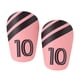 thumbnail image 2 of 1 Par De Espinilleras De Fútbol, Almohadillas Protectoras De Entrenamiento Para Ejercicios Para Hombres, Niños, Niñas, Rosa, Negro Y S, 2 of 3