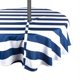 thumbnail image 1 of Mantel Dii Cabana Stripe para exteriores, impermeable, 150 cm, redondo, 1 of 9
