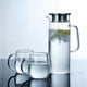 thumbnail image 3 of Jarra de vidrio Miecux de alta resistencia al calor de 1200 ml con tapa, 3 of 6
