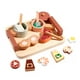 thumbnail image 1 of Set Juego Mini Cocina de Juguete Alimentos Madera Bandú, 1 of 8