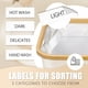 thumbnail image 4 of Cesto de ropa Bathola 160 L con tapa y 3 secciones, color beige, 4 of 7