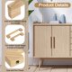 thumbnail image 4 of Uxcell 4 Pack Tiradores de Madera para Cajones, Centro de Agujero de 5 Pulgadas, Tiradores Cuadrados de Madera para Cajones con Tornillos para Cocina, Tocadores, Puertas de Armarios, Madera de Fresno, 4 of 7