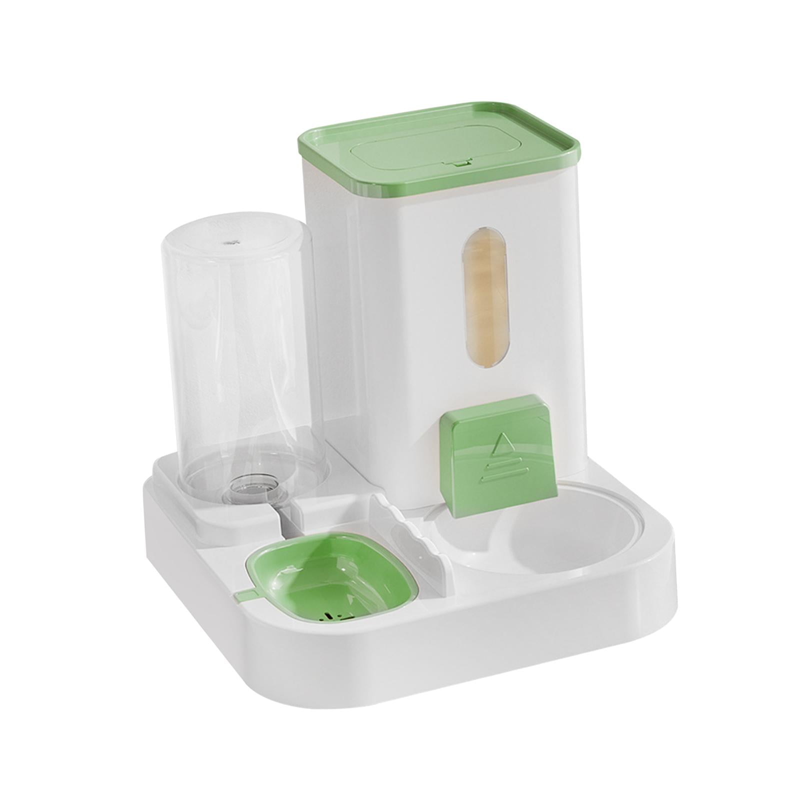 Ioensy - Comedero Y Dispensador De Agua Para Gatos De Interior, Fuente De Agua Automática Para Mascotas, Color Verde