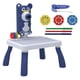 thumbnail image 1 of Mesa De Dibujo Con Proyector, Juguetes De Aprendizaje Temprano, Mesa De Tablero Para Garabatos Para Bebé Azul, 1 of 5