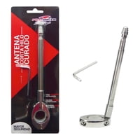 Metalfer - Antena Para Moto Corta Hilo Curado Retractil Probiker