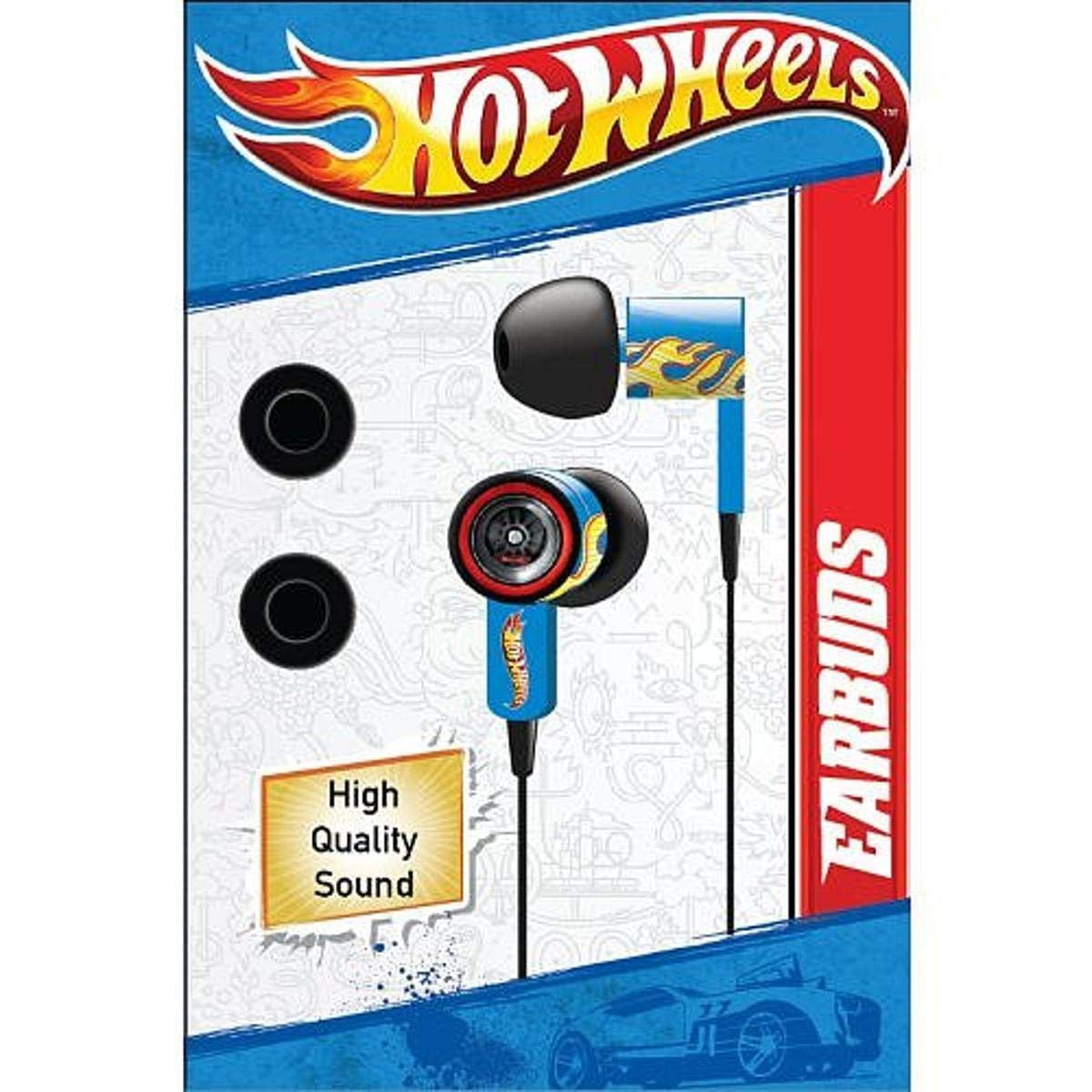 Sakar - Auriculares Hot Wheels 14284-tru Ligeros Para Colocar Sobre Las Orejas