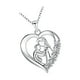 thumbnail image 2 of Collar Con Forma De Corazón Para Mamá E Hijo, Regalo Para El Día De La Madre, Para Abuela, Hija, Mamá, 2 of 5