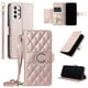 thumbnail image 5 of Funda tipo billetera FOXDOCK para Samsung Galaxy A73 5G – Tapa abatible con correa para mujer, 5 of 5
