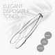 thumbnail image 5 of Pinzas transparentes de 9" (23 cm) – Plasticpro – Pinzas de servicio resistentes y reutilizables para cocina y BBQ, ideales para fiestas, catering, eventos, buffet, bodas y uso diario – Pack de 12, 5 of 6
