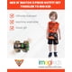 thumbnail image 2 of Monster Jam Grave Digger El Toro Loco Megalodon para niños pequeños, Mix N' Match, camiseta deportiva sin mangas, pantalones cortos de felpa francesa, conjunto de 3 piezas naranja/negro 4T, 2 of 7