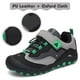 thumbnail image 2 of Zapatos De Senderismo Para Niños Y Niñas Negro verde 9 5, 2 of 3