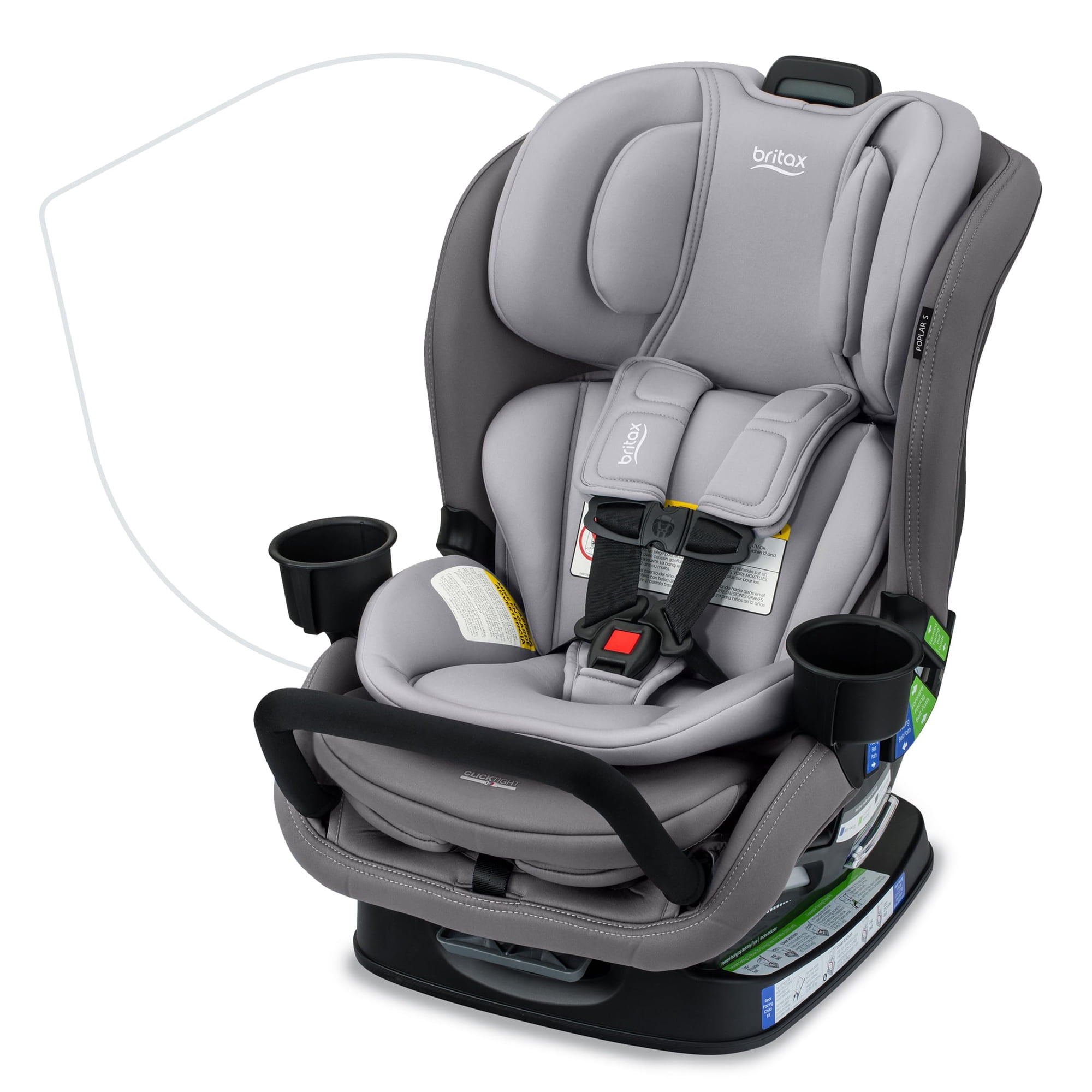Asiento De Coche Convertible Britax Poplar S Clicktight Glacier