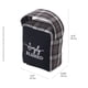 thumbnail image 2 of Tope De Puerta De Tela Con Peso Plaid Simply Blessed, 2 of 5