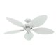 thumbnail image 1 of Ventilador de techo Hunter 137 cm blanco sin luz, 1 of 8