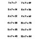 thumbnail image 1 of Decomural 7 Times Table Math WS-34439, 1 of 2