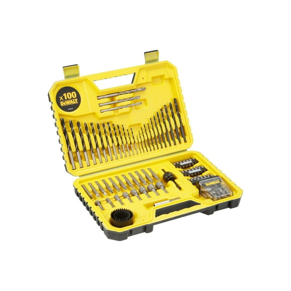 Set dewalt 100pcs taladrar y atornillar