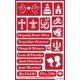 thumbnail image 1 of Plantilla para grabado en vidrio Armour Products 21-1650 Over N Over, 5 pulgadas por 8 pulgadas, Felices para Siempre, 1 of 2