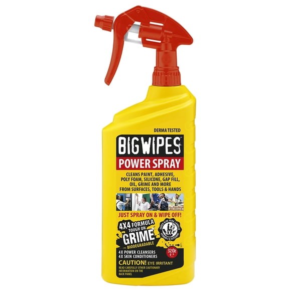 Solución limpiadora Big Wipes Power Spray 946 ml (1 paquete)