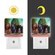 thumbnail image 3 of La Familia Addams 3 Luz nocturna LED con sensor de anochecer a amanecer para dormitorio, baño, pasillo, escaleras - Lámpara LED nocturna de enchufe, 0.5W - 1 pieza, 3 of 6