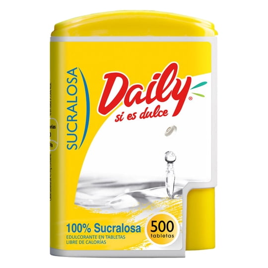 Endulzante Tableta Sucralosa Display 500 unidades Daily
