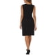 thumbnail image 3 of INSPIRE CHIC Vestido de Mujer para Trabajar Regreso a Clases Atuendo de Maestra Elegante Sin Mangas Ajustado Lápiz Vestidos S Negro Sólido, 3 of 6