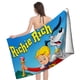 thumbnail image 4 of Richie Rich Toalla de playa de secado rápido con diseño temático, regalo para mujeres y niñas, ideal para cumpleaños, fans, amantes de la música, uso en la playa o al aire libre, 78 × 160 cm, 4 of 6