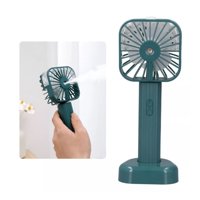 Click Ventas - Mini Ventilador De Mano Spray Portátil Usb 3 Velocidades Verde