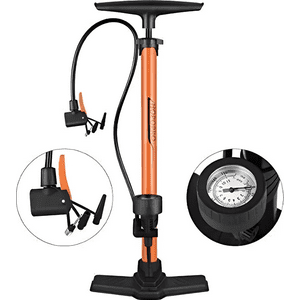 Genérico - Bomba De Pie Bici 144 Psi Manometro