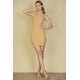 thumbnail image 5 of Vestido Mini Ajustado Sin Mangas Con Cuello Alto Acanalado, 5 of 5
