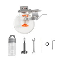 Magideal - Accesorios Para Dispositivos De Bisagra De Puerta, Práctica Guía Perforadora De Alta Resistencia, Dispositivo De Bloqueo De Bisagras De Gabinete Para Plantilla De Bisagra Y Taladro