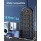 thumbnail image 3 of Protector contra sobretensiones Power Strip DEPOW, 24 tomas de corriente alterna, 6 USB, color negro, 3 of 9