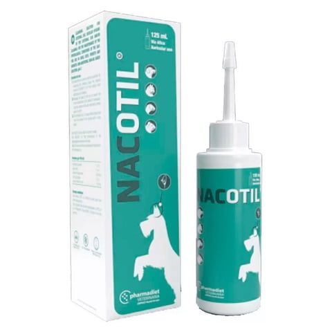 Pharmadiet - Limpiador Oídos/Ótico Perros Y Gatos - Nacotil X 125 Ml