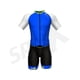 thumbnail image 2 of Sparx Elite Aerosuit M azul de manga corta para triatlón, 2 of 5