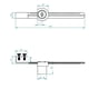 thumbnail image 3 of Cerradura para Muebles Odis Puertas de Vidrio o Vitrina 1690-18140, 3 of 9