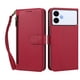 thumbnail image 1 of Funda Tipo Billetera para samsung galaxy S26 Edge con Soporte y Bolsillo con Cierre Rojo, 1 of 1