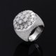 thumbnail image 3 of Anillos de Moissanita para Hombre Color D Claridad VVS1 Anillo de Diamante Banda de Boda para Hombre Chapado en Oro Blanco de 18K Anillos de Promesa de Plata Esterlina 925 para Él Talla 7-11, 3 of 7