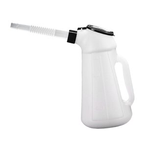 Bothyi - Jarra Dispensadora De Aceite, Recipiente Medidor, Equipo Para Camión, Coche, Lata De Aceite Con Pico, 1,2 L, 23,5 Cm