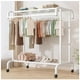 thumbnail image 1 of Perchero Closet Con Ruedas Metálico Multifuncional En Color Blanco, 1 of 3