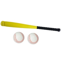 Ioensy - Juguete De Béisbol Juego De Bateo Seguro Para Niños Pequeños Para Actividades De Regalo Parque Infantil Amarillo 54 Cm