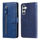 thumbnail image 4 of Funda con Cremallera para Samsung Galaxy S23 FE, Carcasa Cartera de Cuero PU con Soporte y Tarjetero, 4 of 6