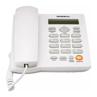 Uniden - Telefono Sobremesa Altavoz Unidireccional Blanco 7413