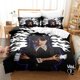 thumbnail image 1 of Wednesday-Addams 3 PCS Comforter Set with 2 Pillowcases,Wednesday-Addams Bedding Set Sheet Set for Kids Adults,All Season Lightweight, 1 of 5