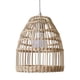 thumbnail image 1 of Pantalla De Ratán Boho Scandi Colgante Hecho A Mano Para La Sala De Estar Del Hogar, 1 of 5