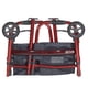 thumbnail image 3 of Walker Drive Medical Deluxe plegable de viaje con 5 ruedas, color rojo, 3 of 6