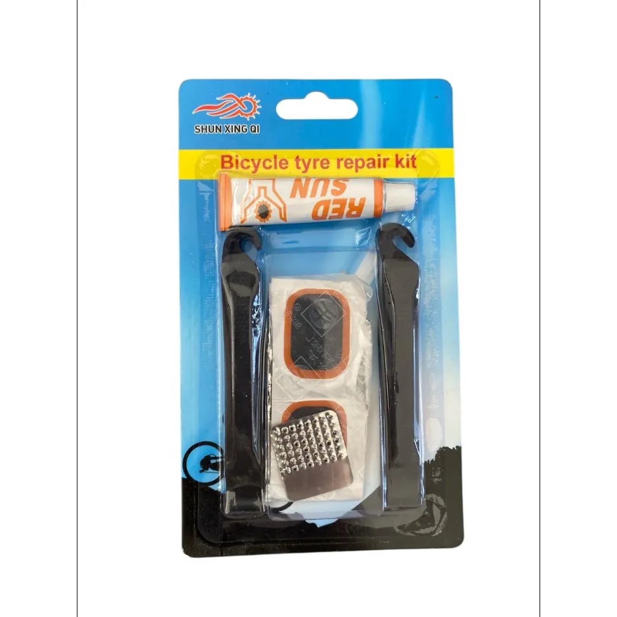 Genérico - Kit De Reparación Bicicleta Y Parches Anti Pinchazo