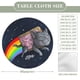 thumbnail image 2 of NYAN CAT-theme Fitted Round Tablecloths Elastic Edged Table Covers Waterproof Table Cloth for Kitchen Holiday Party Tables Decor 150cm, 2 of 6