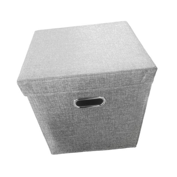 Caja De Almacenamiento De Discos De Vinilo De 12 Pulgadas, Estuche Para Discos De CD, Organizador De Estuche De Transporte, Color Gris