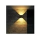 thumbnail image 4 of x 2 Aplique Luz Cálida Solar Foco Doble Cara De Pared Negro, 4 of 4