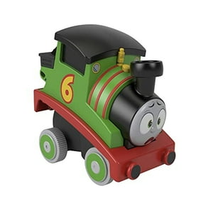 Thomas & Friends Press N 'Go Stunt Train Engine Percy Racing Toy Vehicle Para Niños Pequeños Y
